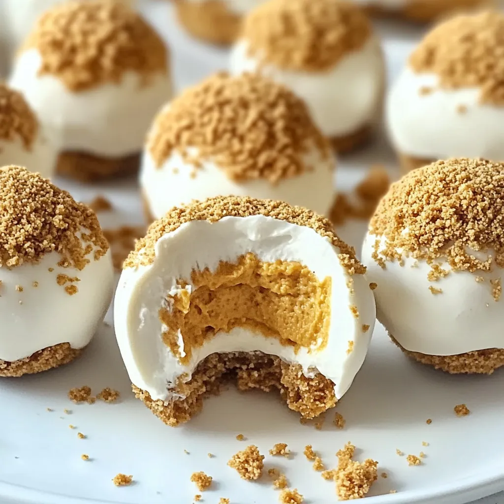 bouchées cheesecake potiron sans cuisson