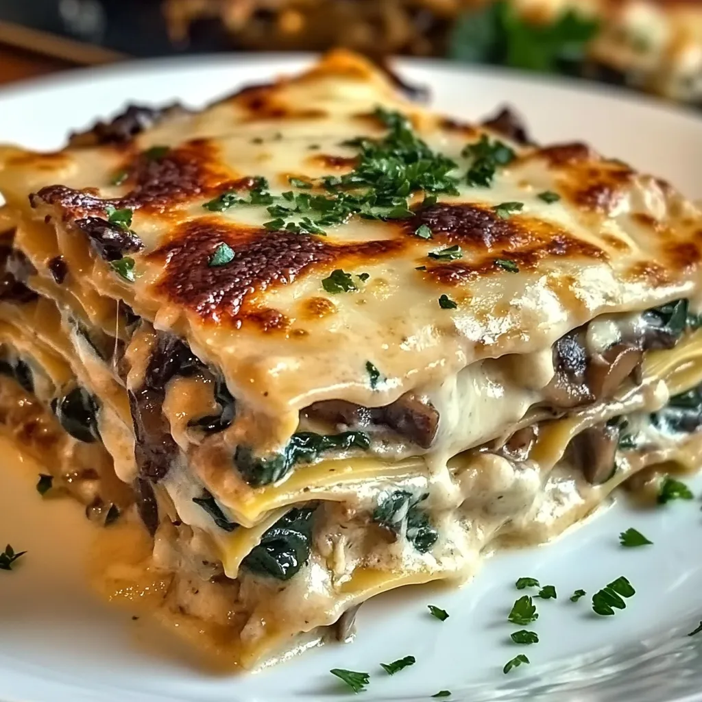 Lasagnes aux champignons
