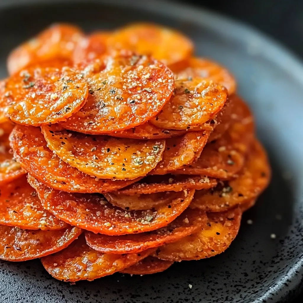 Chips croustillantes fromage pepperoni