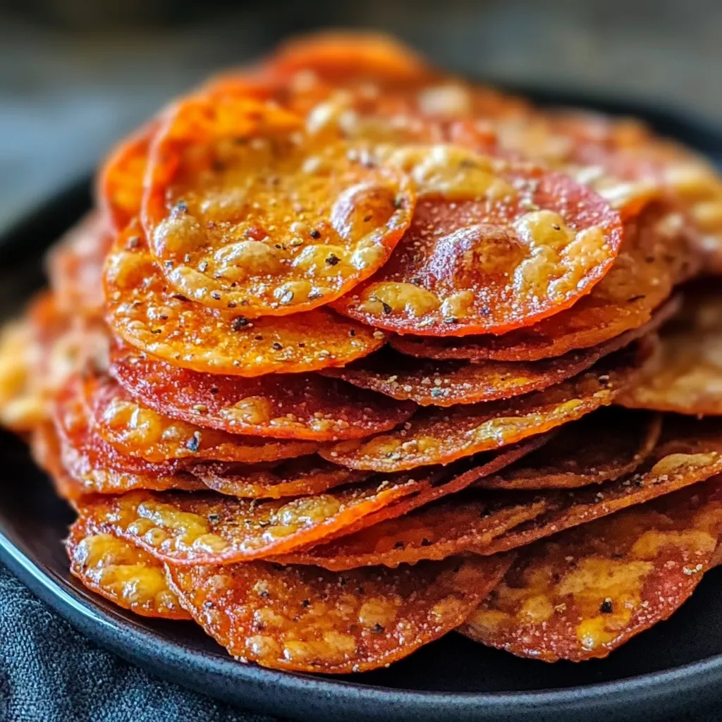 Zoom chips pepperoni fromage