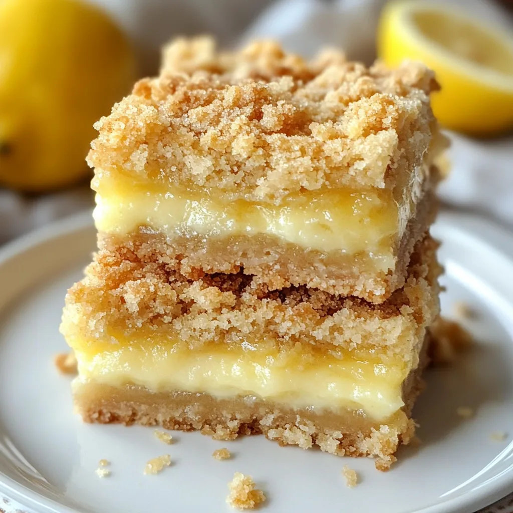 Barres Citron Croustillantes