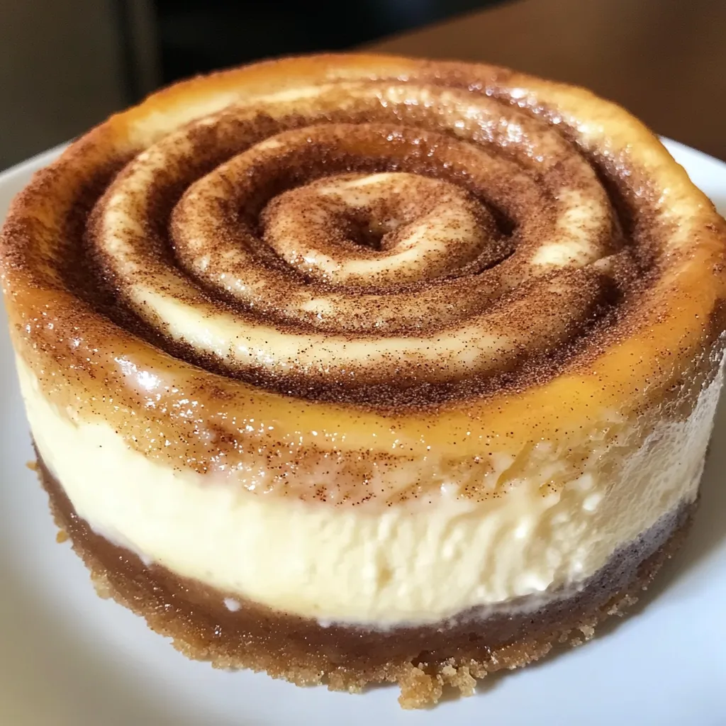 Cheesecake roulé cannelle et miel