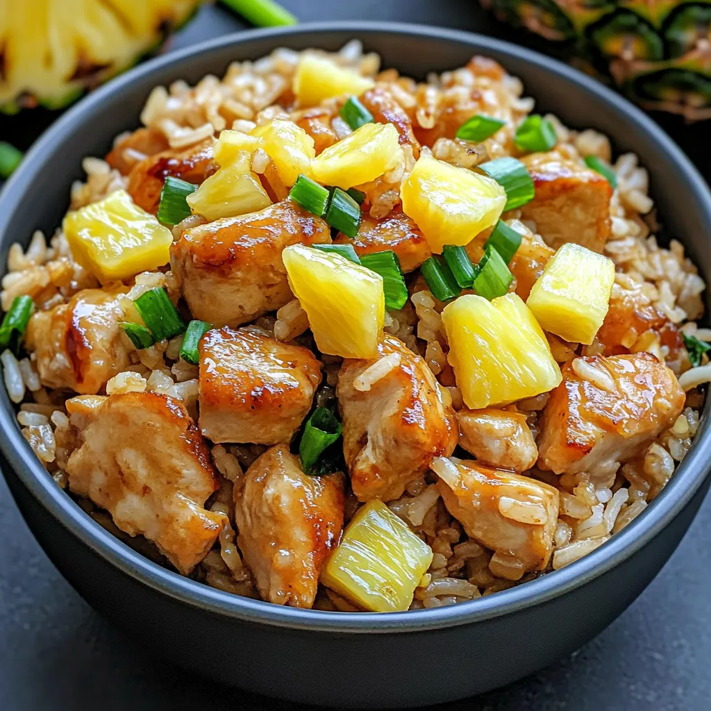 Poulet ananas