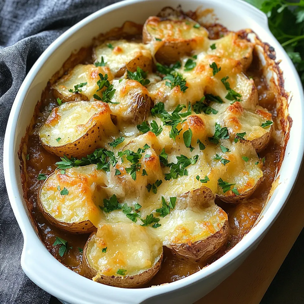 Gratin pommes de terre oignon façon bistrot