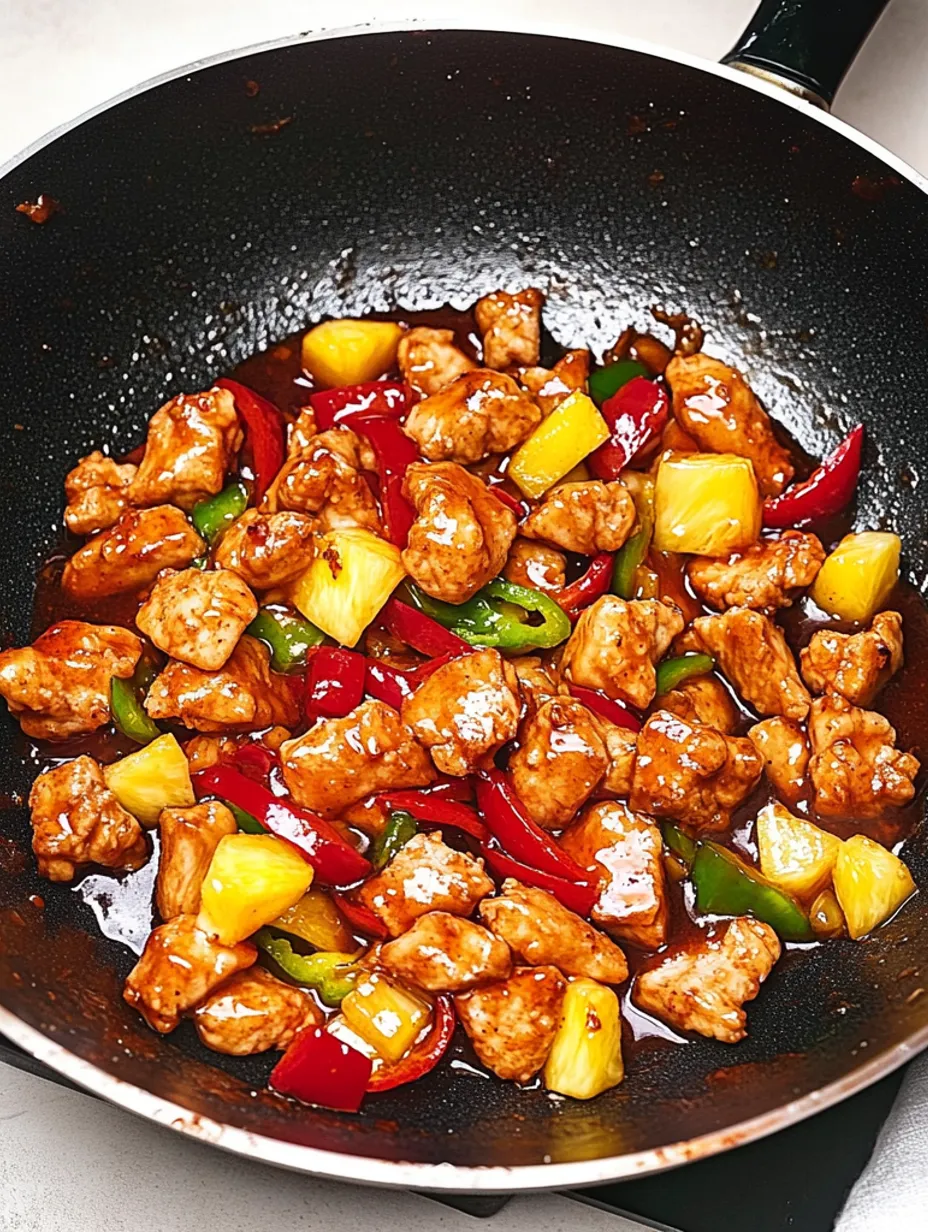Poulet aigre-doux façon Hong Kong chinois