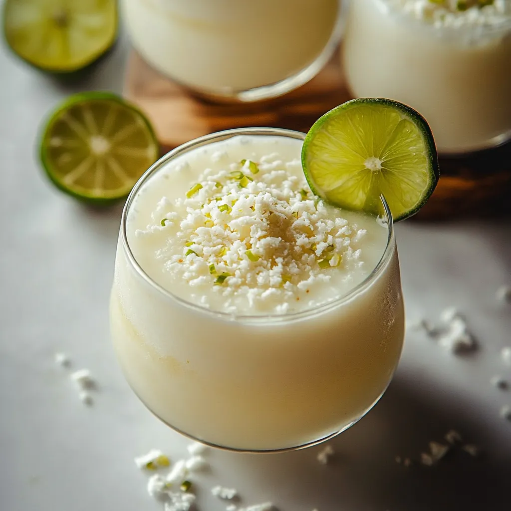 Margarita à la noix de coco