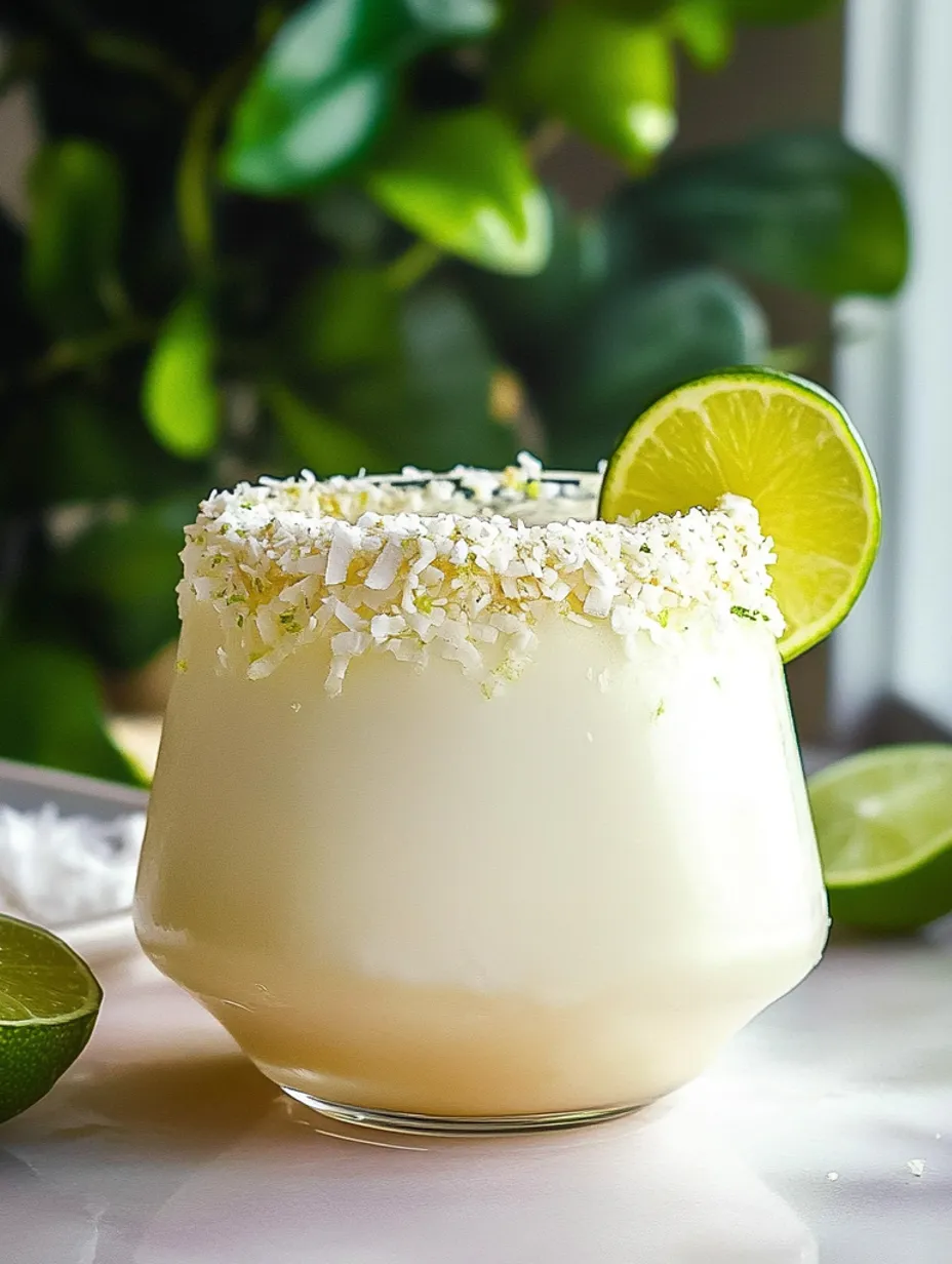 Margarita Crémeuse à la Noix de Coco