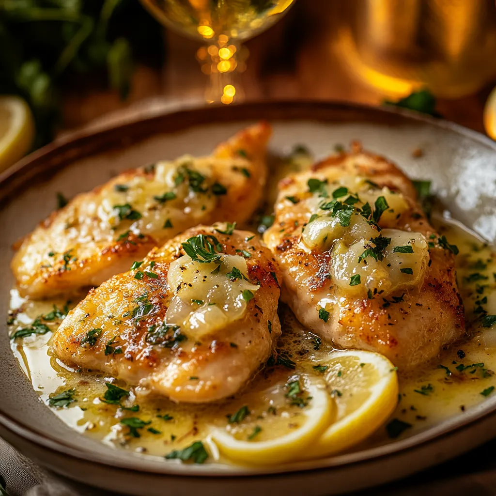 Poulet Piccata Savoureux
