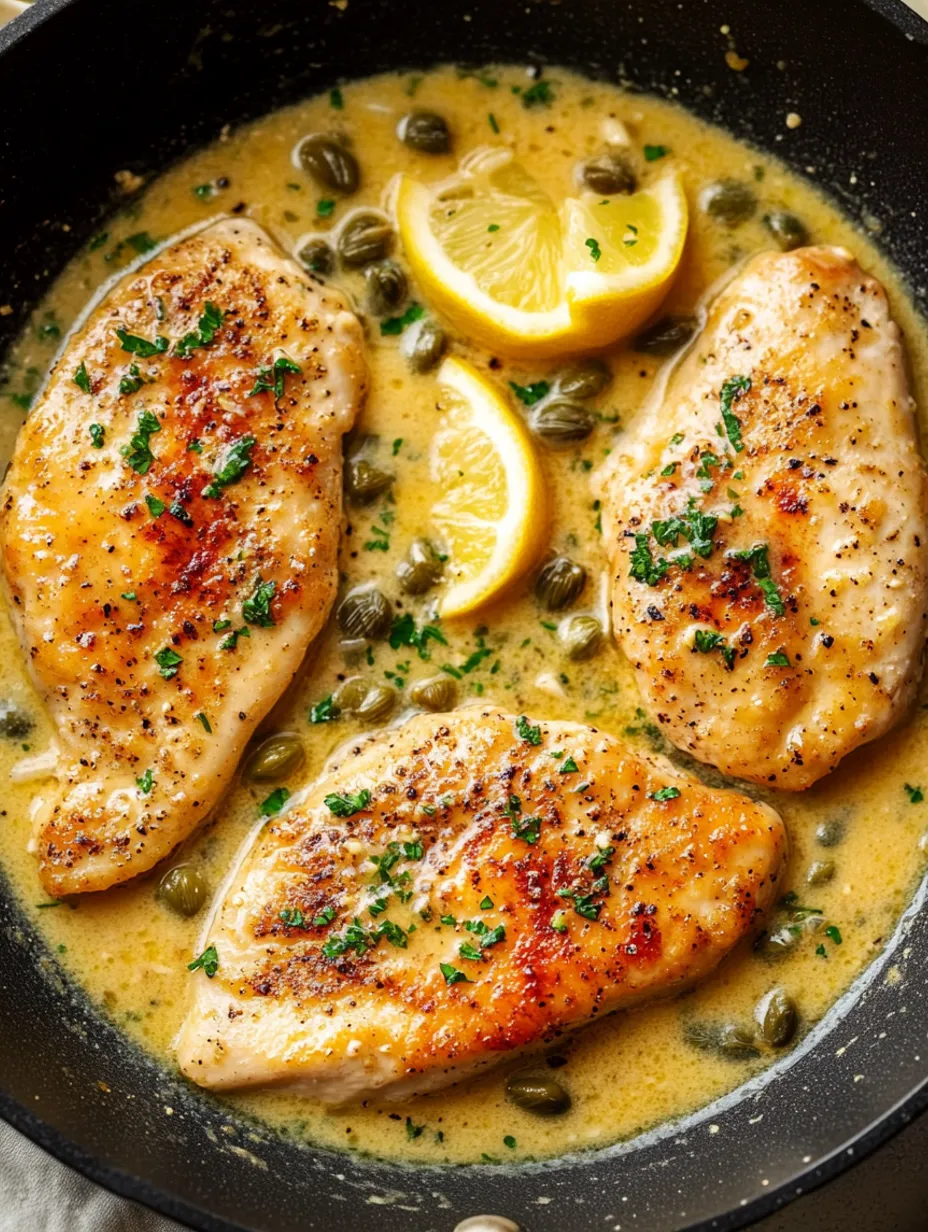 Piccata de Poulet Maison