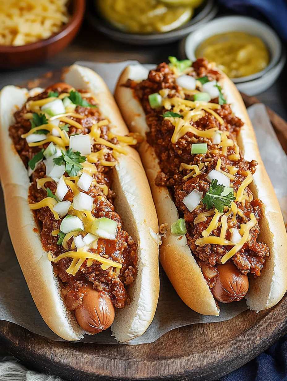 Chili Cheese Dogs Classiques