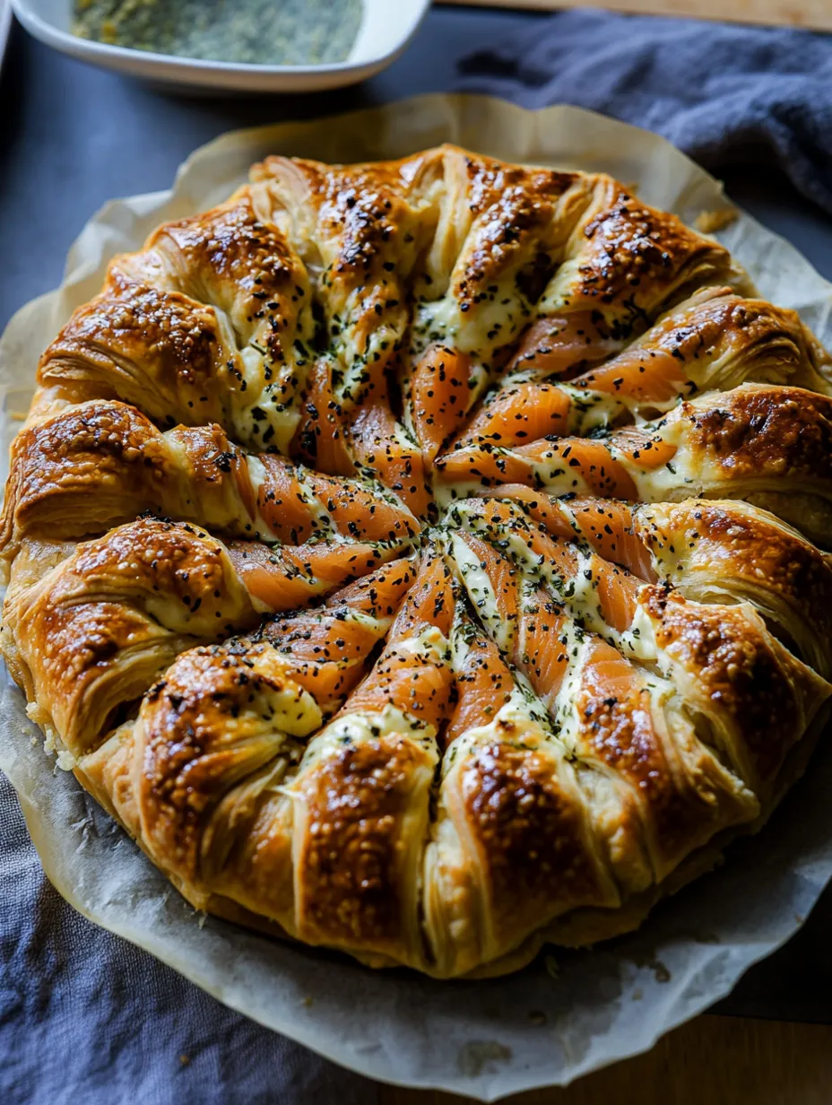 Tarte Soleil Saumon Fumé & Fromage Frais