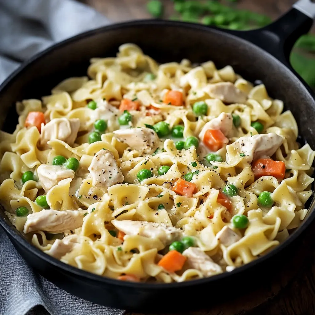 Recette Facile Poêlée Poulet Nouilles