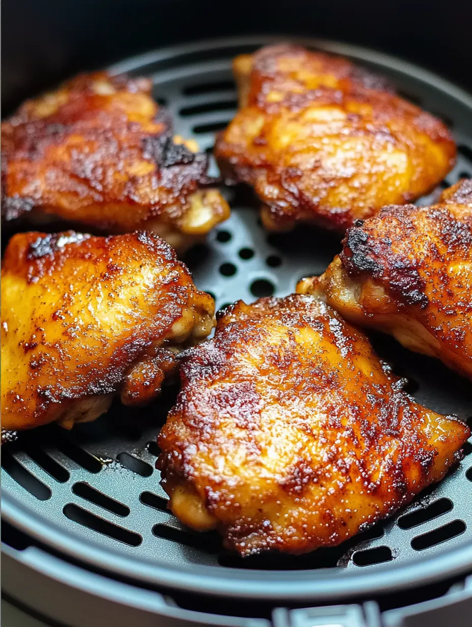 Hauts de cuisse faciles à la friteuse à air