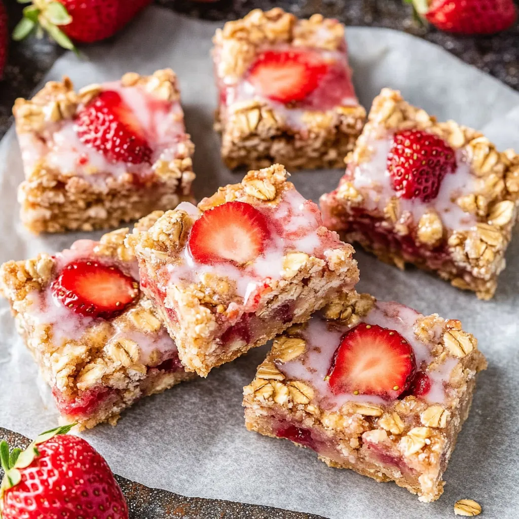 Barres Flocons d'Avoine aux Fraises
