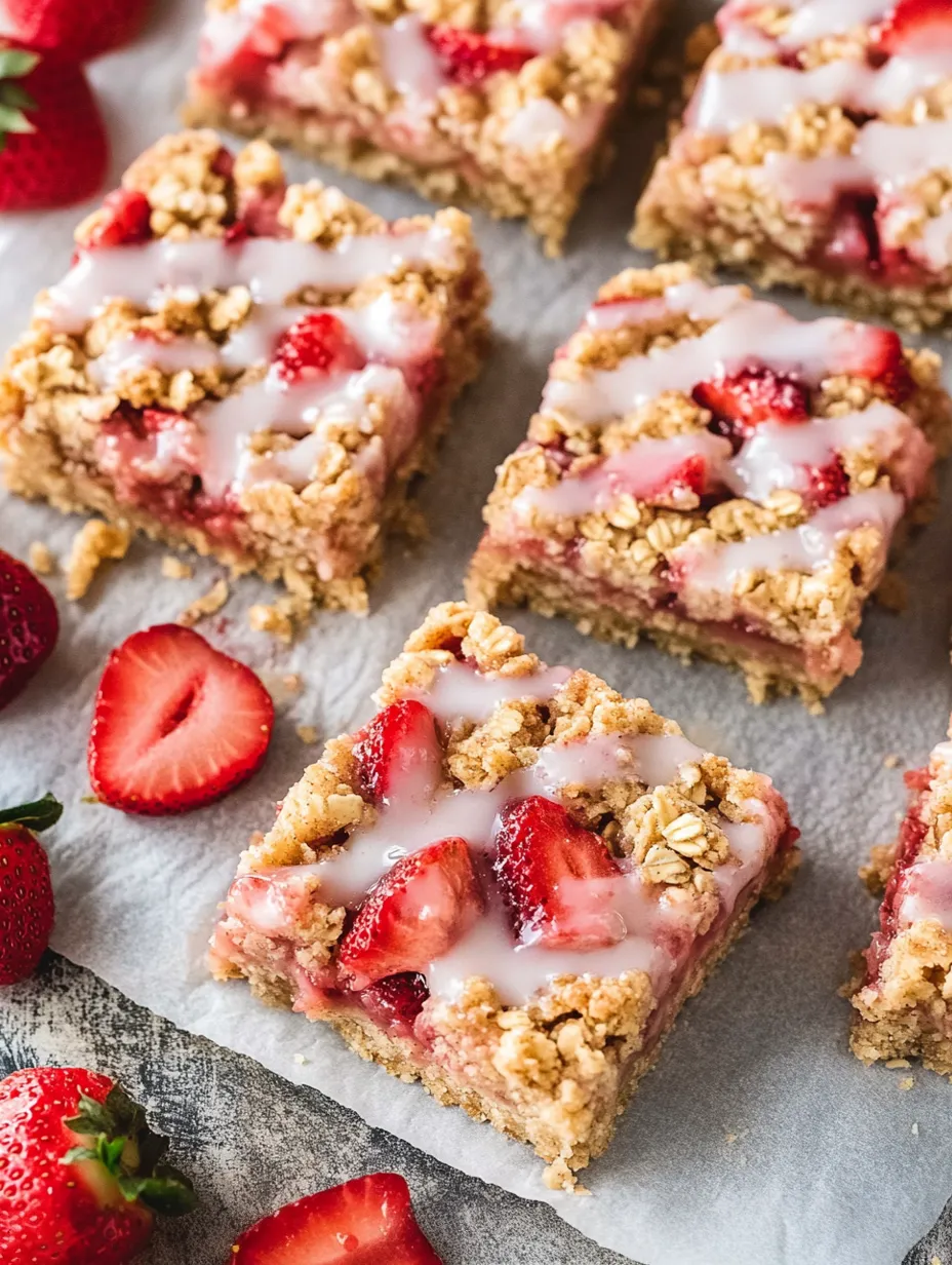 Barres avoine-fraise gourmandes