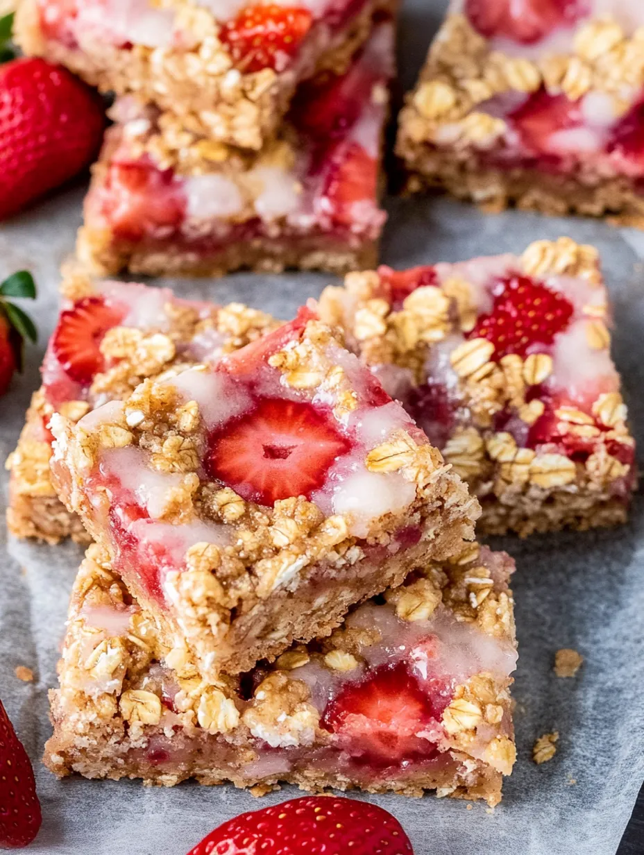 Barres avoine-fraise faciles