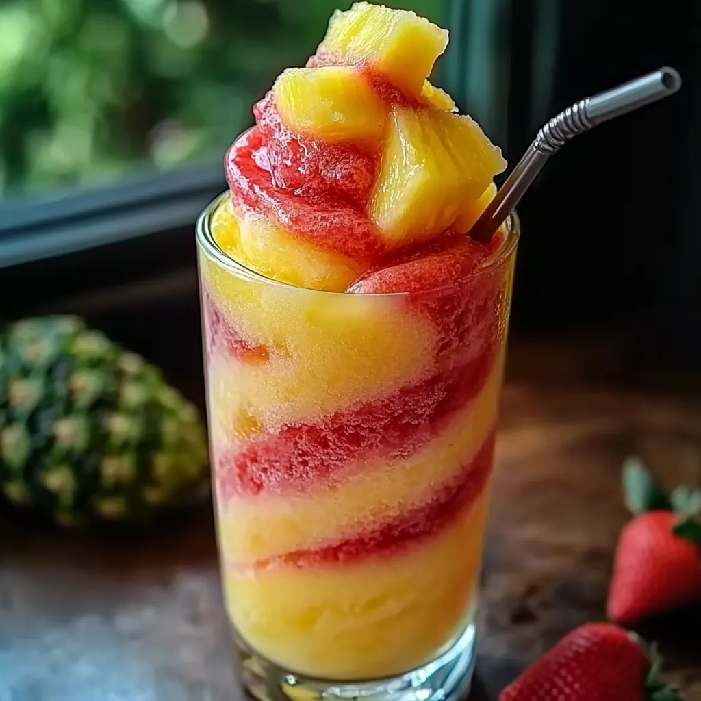 Granité Ananas Fraise