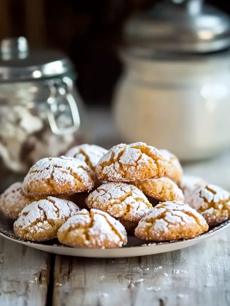 Biscuits amaretti moelleux
