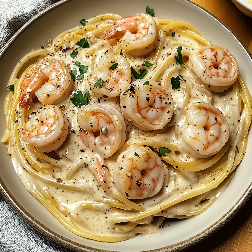 Pâtes Gourmandes Crevettes & Ail