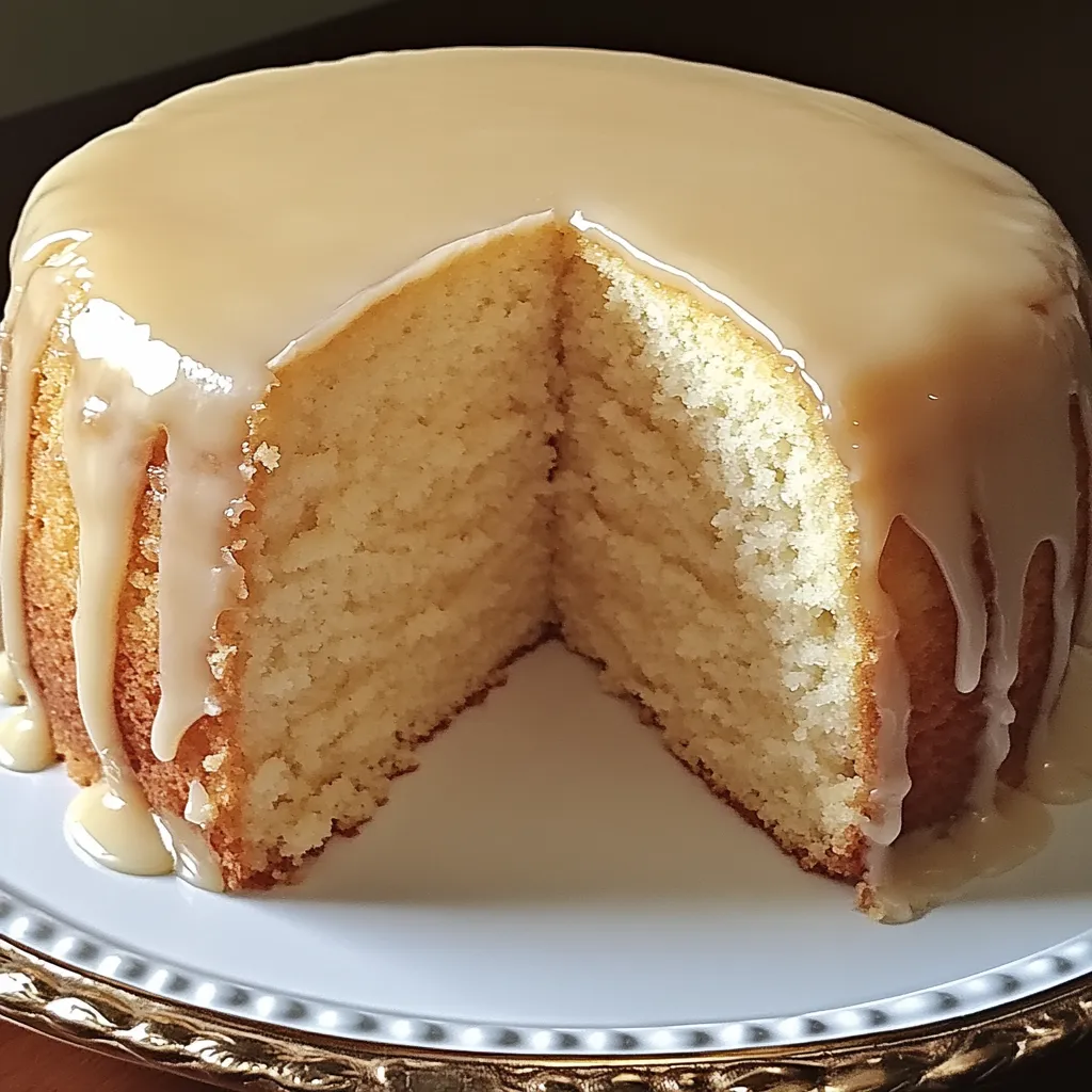 Gâteau au Lait Fermenté et Glaçage Fromage