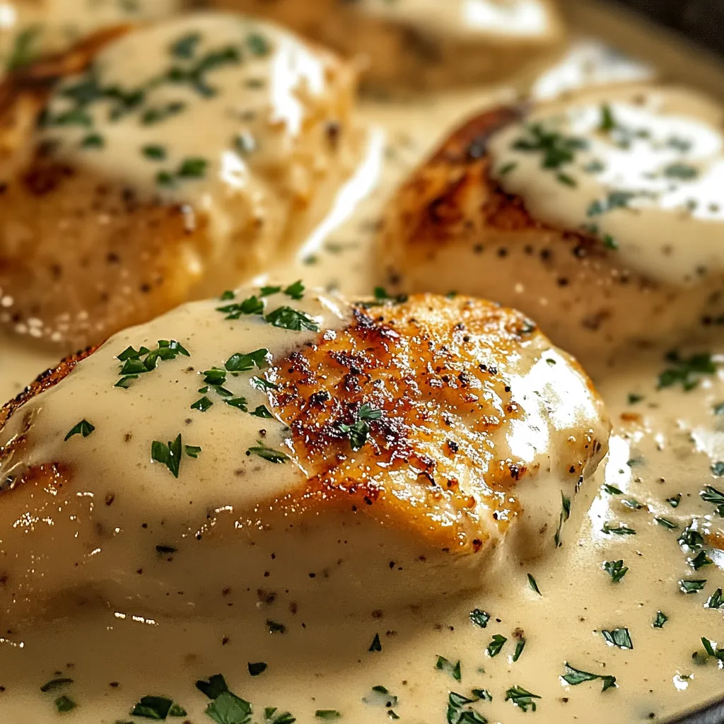 Poulet crémeux express à l'Asiago