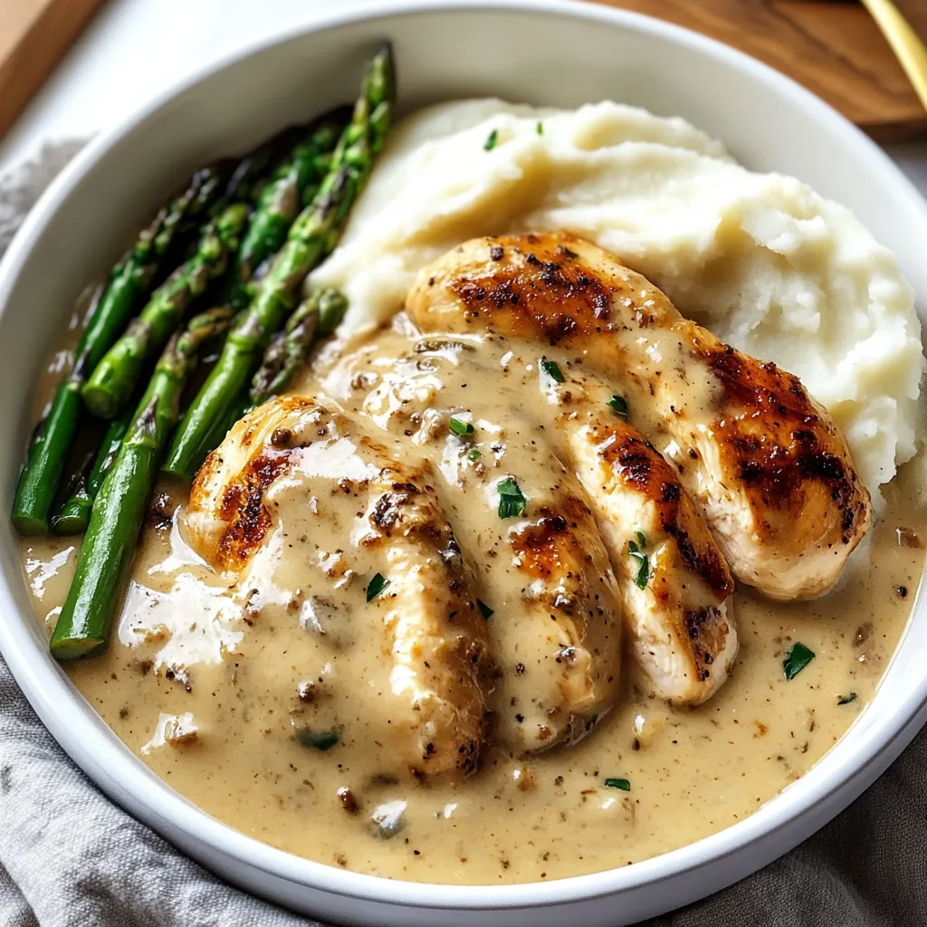 Poulet Ail Crémeux