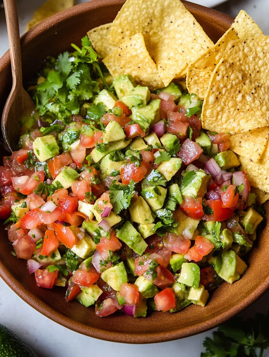 Salsa Avocat et Tomate Facile