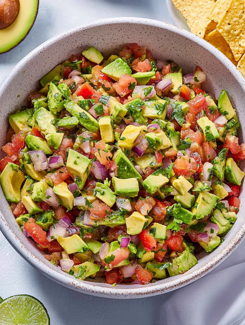 Meilleure Salsa à l’Avocat et Tomate