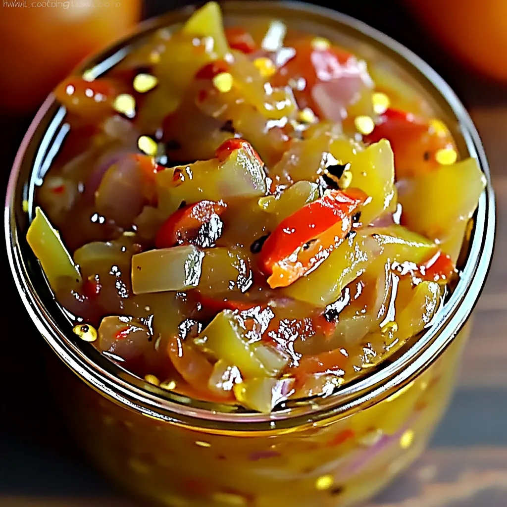 Relish poivrons & oignons