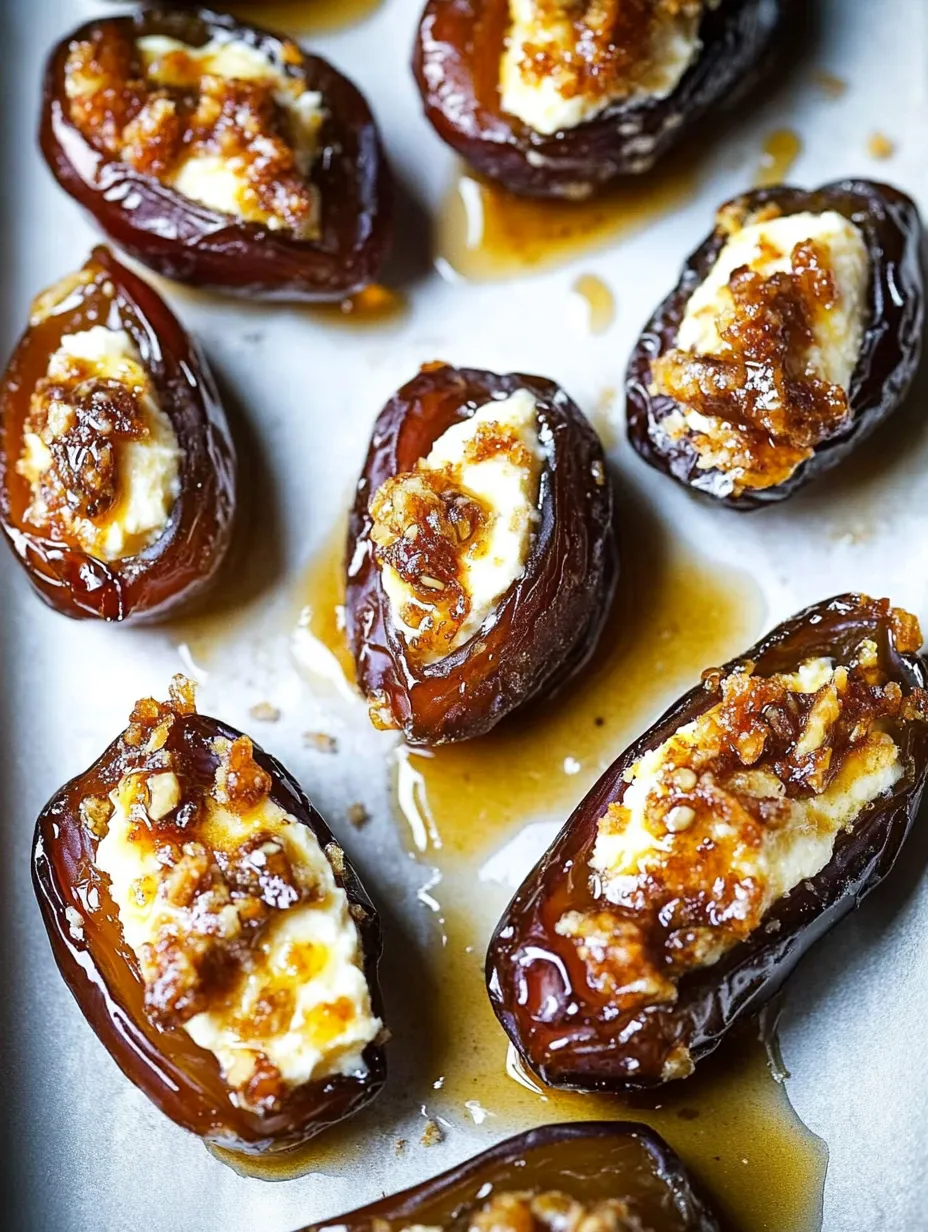 Dattes farcies mascarpone au sirop d’érable, ultra simple