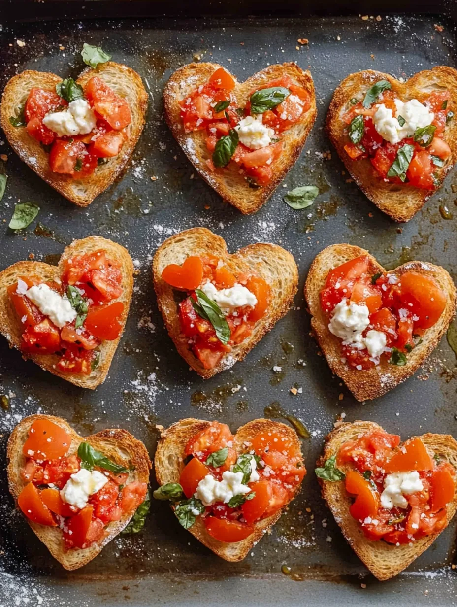 Bruschetta Coeur Appétissante