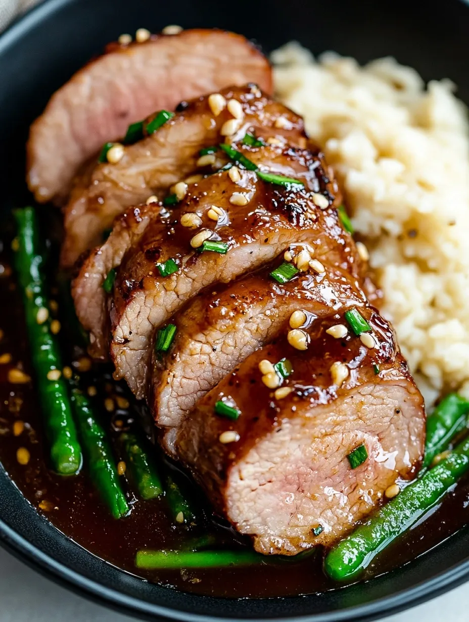 Filet Mignon au Miel et à l'Ail Facile