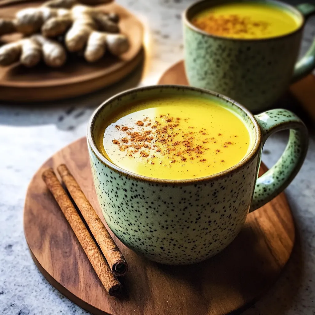 Recette Lait Doré Curcuma
