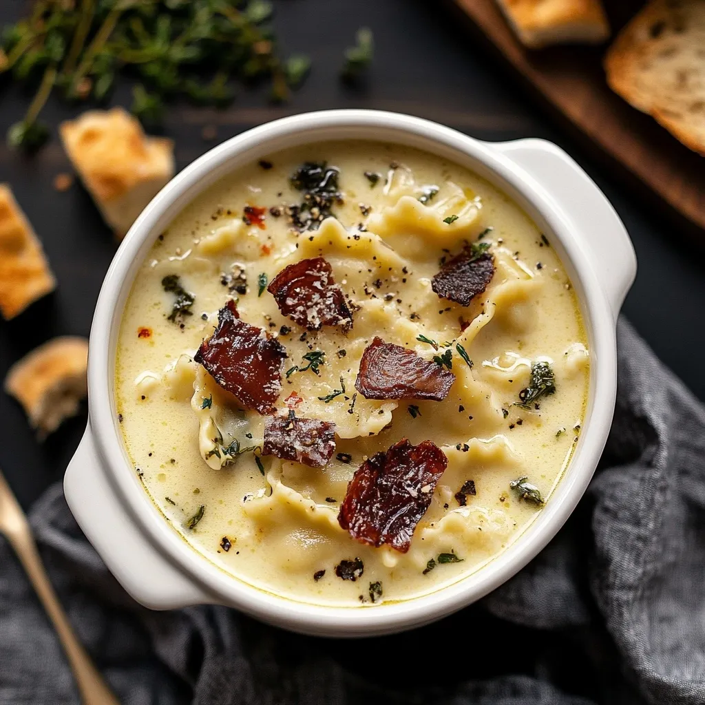 Soupe blanche onctueuse au poulet et lasagne facile
