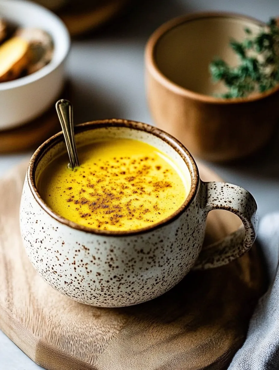 Lait doré au curcuma