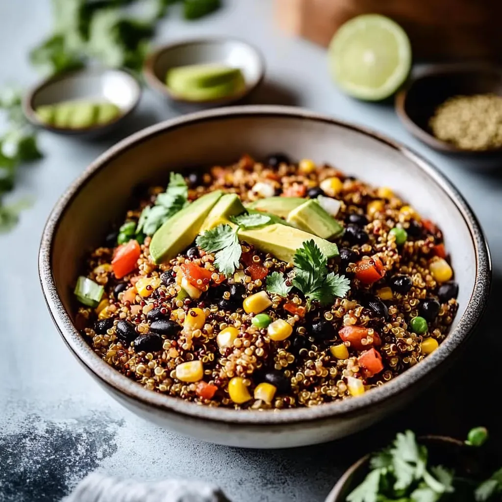 Quinoa Mexicain Poêlé