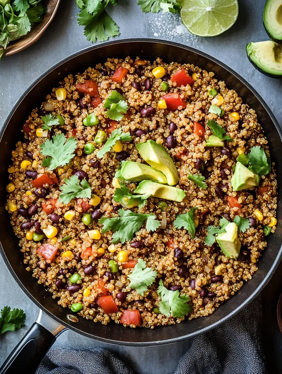 Quinoa mexicain fondant