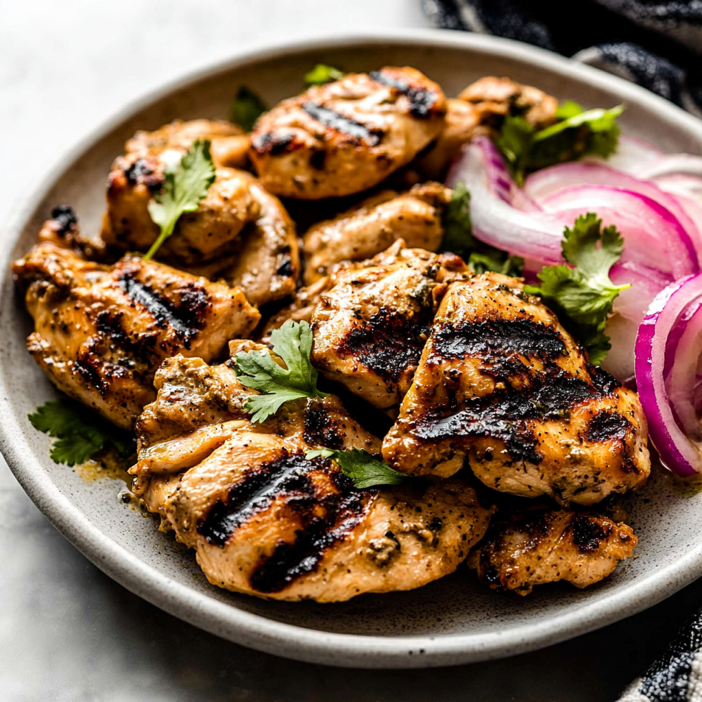 Poulet mariné au yaourt grec