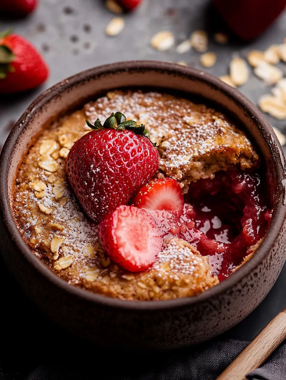 Avoine façon donut à la fraise