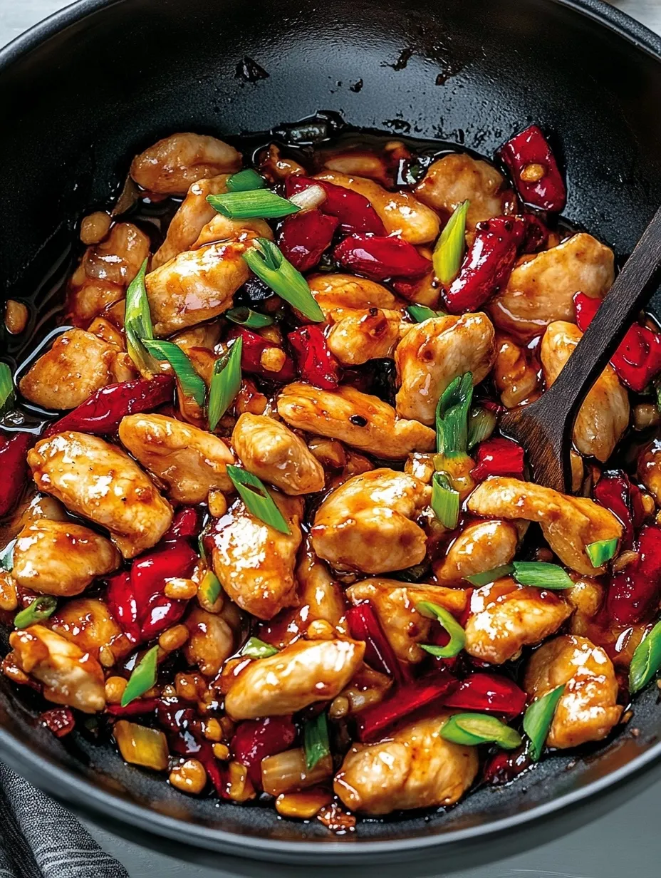 Poulet Kung Pao Facile