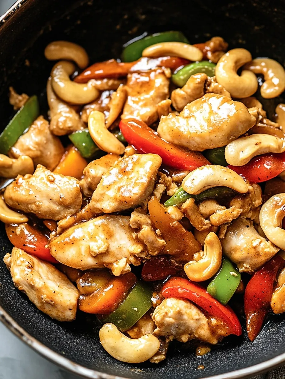 Poulet cajou sauté maison