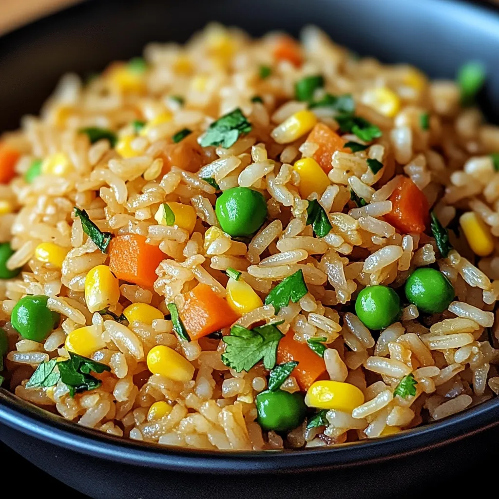 Riz sauté au poulet fait maison