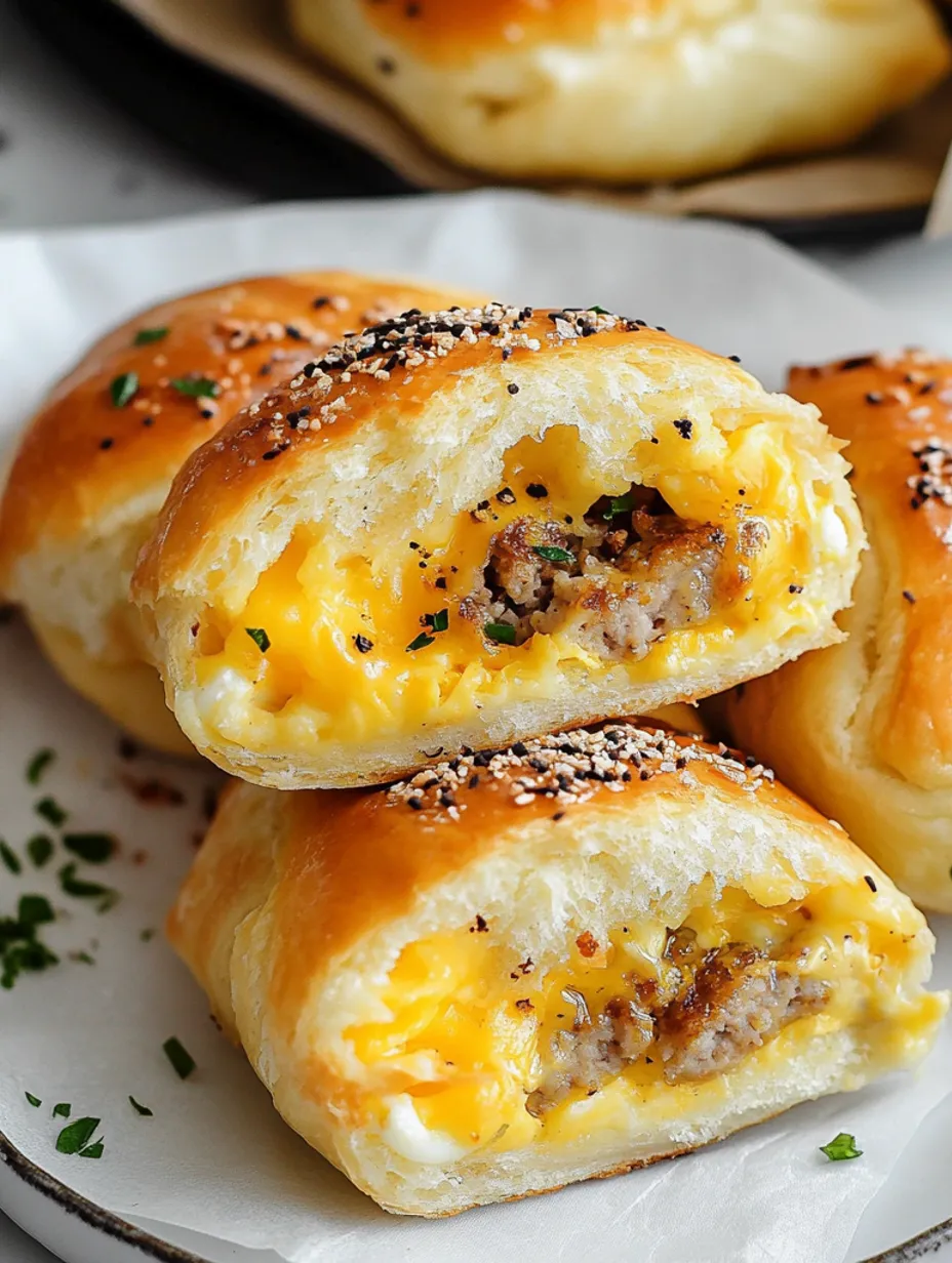 Kolaches Saucisse Œuf & Fromage irrésistibles