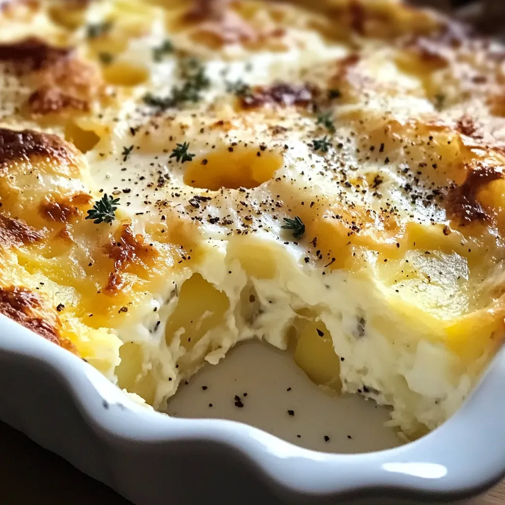 Œufs au fromage blanc au four