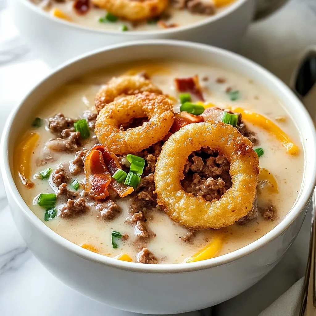 Recette de Soupe au Cheeseburger