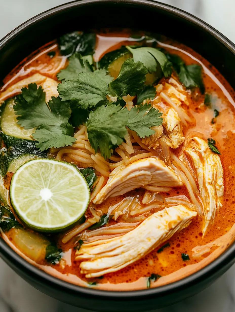 Soupe Poulet Curry Rapide