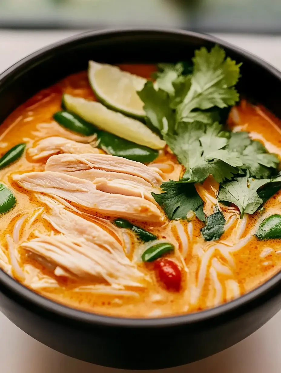 Soupe Poulet Curry Facile et Rapide