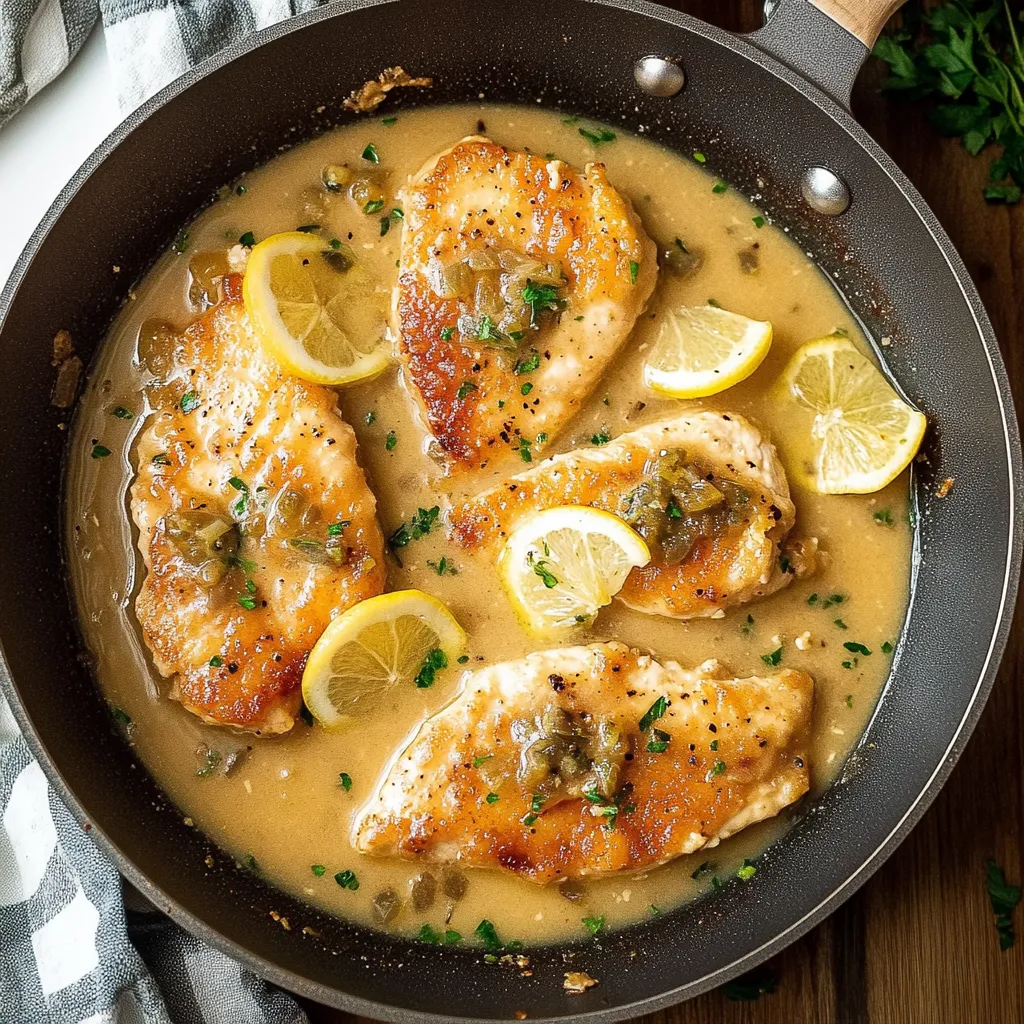 Poulet Piccata Simple