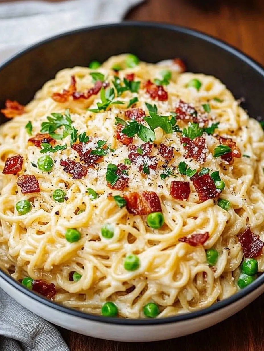 Carbonara ramen crémeux