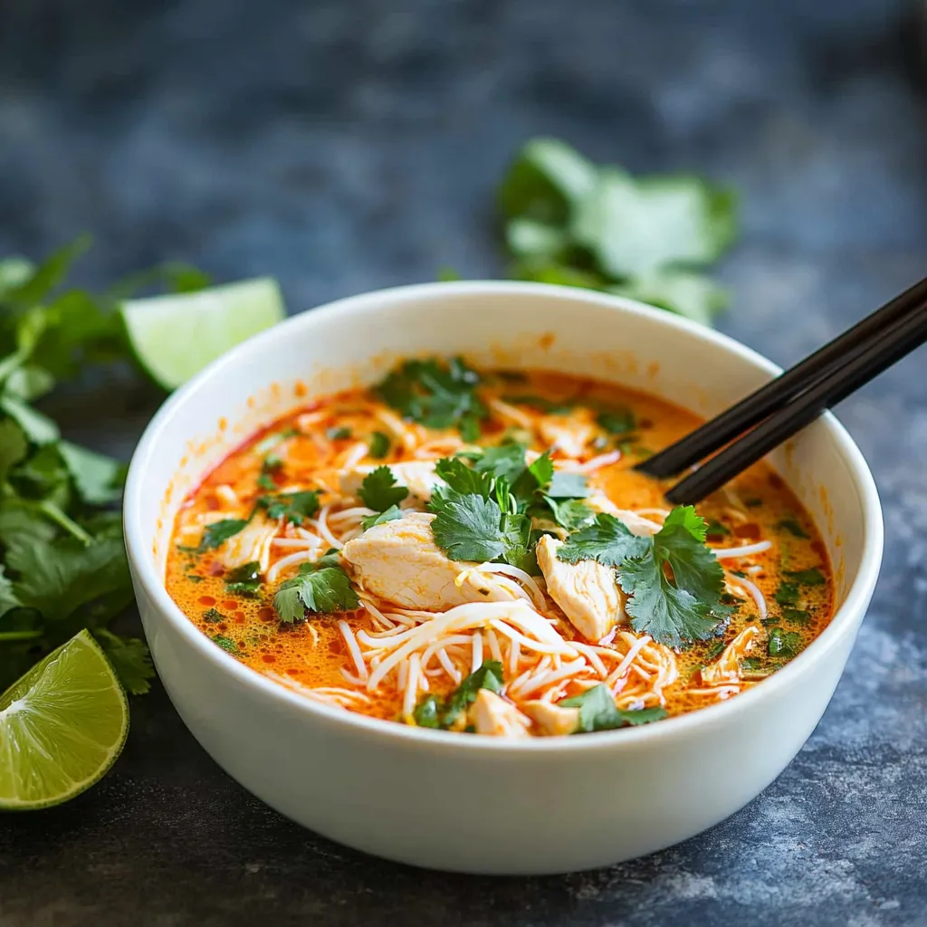 Soupe Thaï Curry Rouge